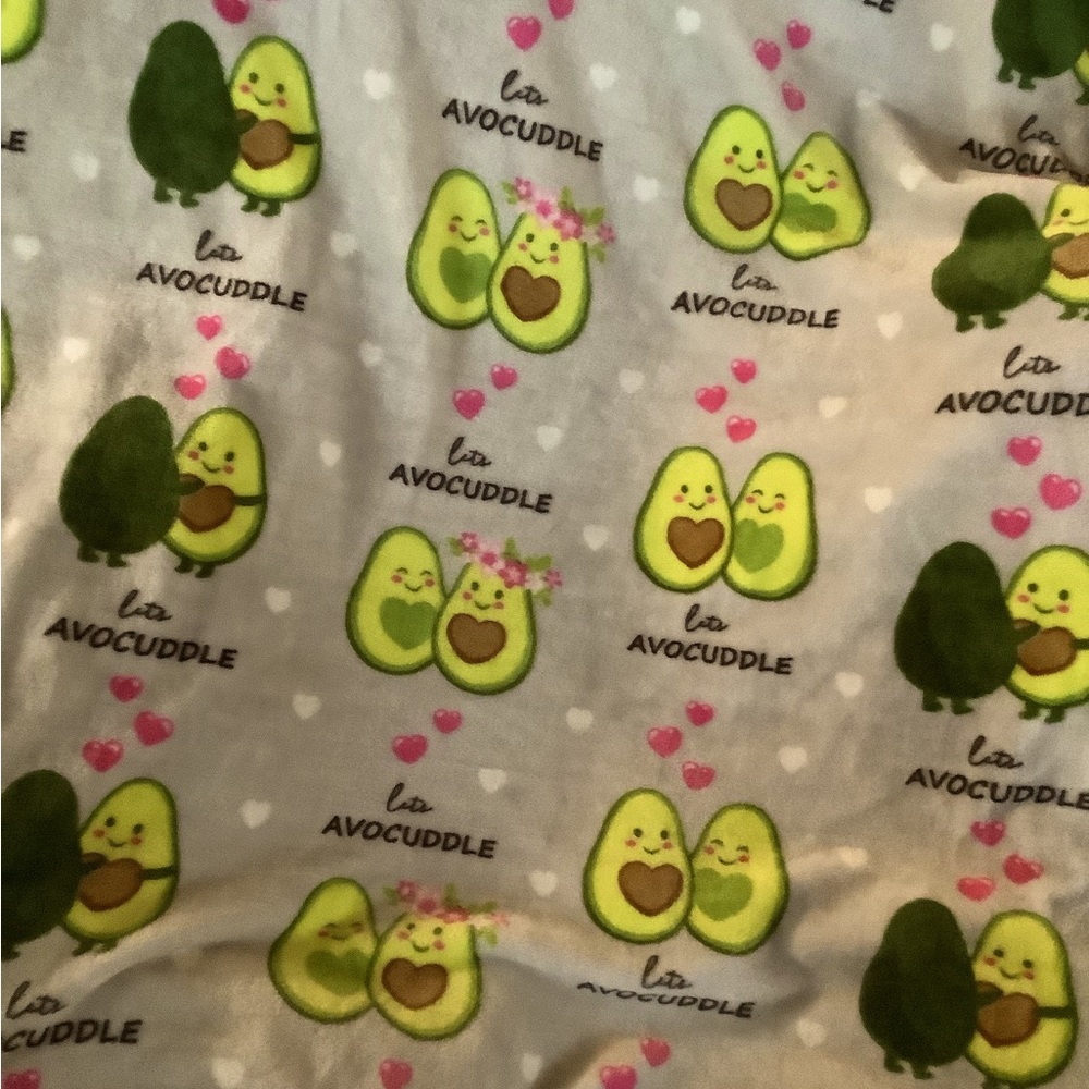 Avocado throw - excellent condition